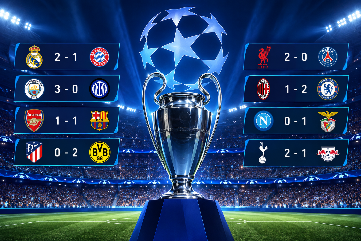Hasil Liga Champions 2026 Tadi Malam