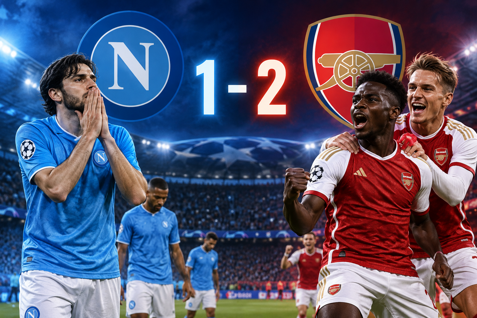 Hasil Napoli Vs Arsenal