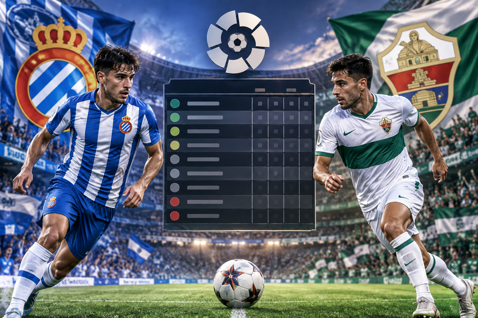 Klasemen Espanyol Vs Elche