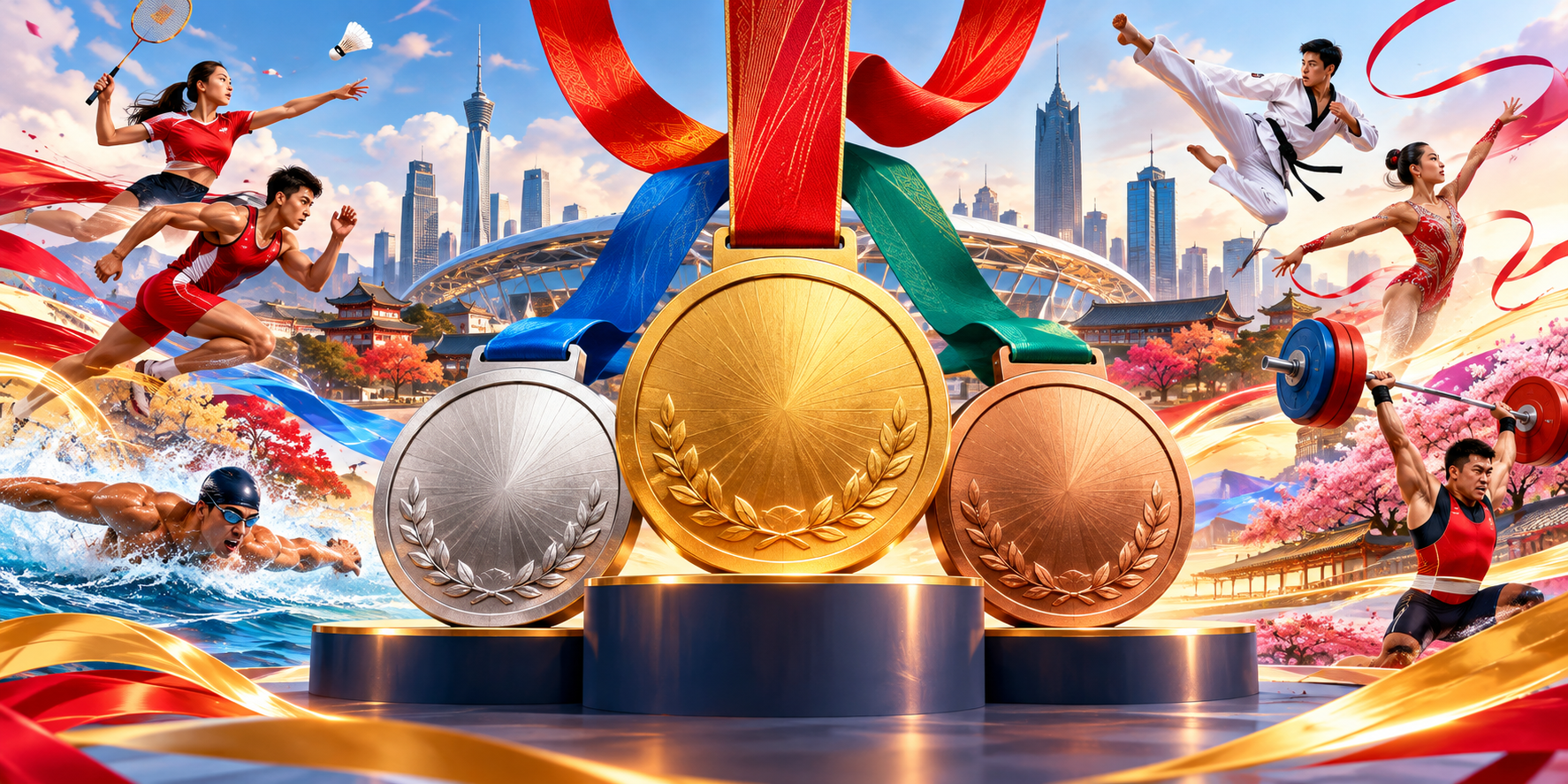 Perolehan Medali Asian Games 2026