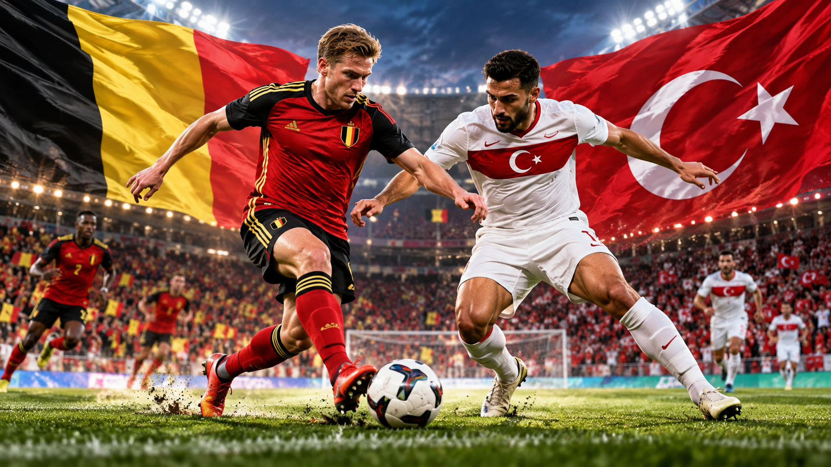 Pertandingan Belgia Vs Turki
